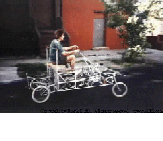 PLEASE WAIT!   If you see this message, it means that the connection is a bit slow, but after this is finished loading, you will see a fascinating slide show showing some of the most inovative solar, electric vehicles, kinetic sculptures and other unique design elements... Perhaps you may get ideas from what you see!    My dentist once told me  "I have not patience with pacients without pacience" ..... ENJOY THE SHOW.    